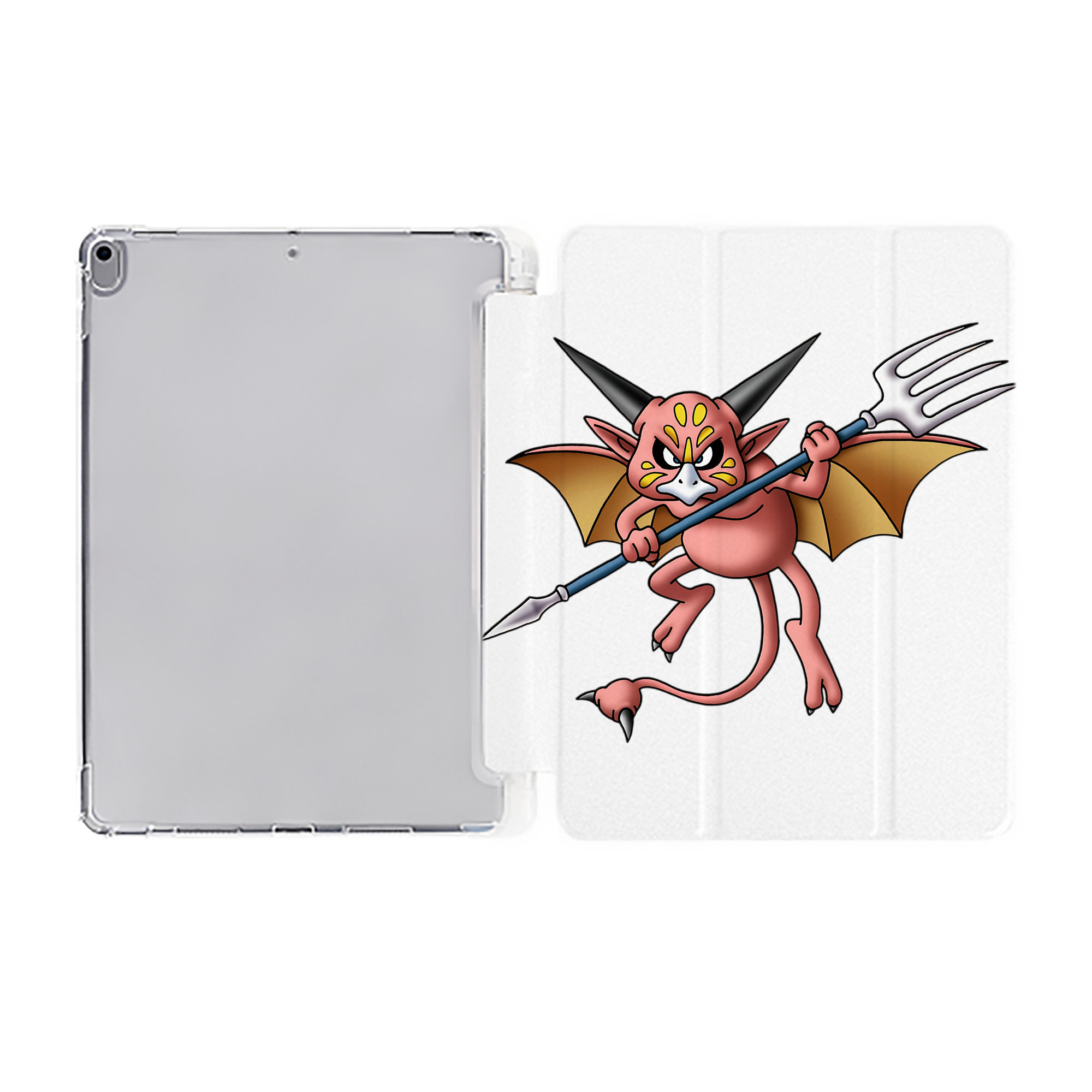 （画像用） ドラゴンクエスト Doragon Kuesuto Dragon Quest IPad ケース ペン収納付き 三つ折りスタンド PUレザー×シリコン 対応機種9.5/10.5/10.9インチ